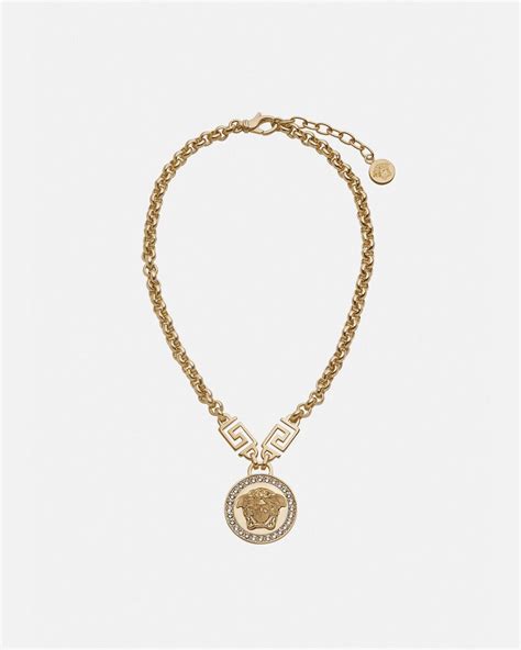 collier versace medusa femme|Collier Medusa avec cristaux Or .